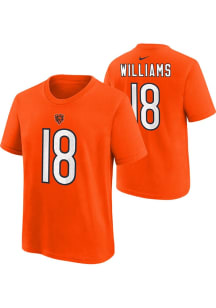 Caleb Williams Chicago Bears Youth Orange Player Pride NN Player Tee