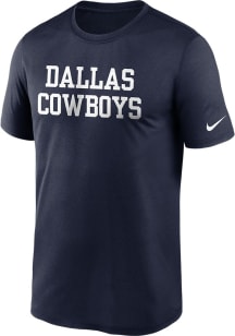 Nike Dallas Cowboys Navy Blue Legend Coaches Short Sleeve T Shirt